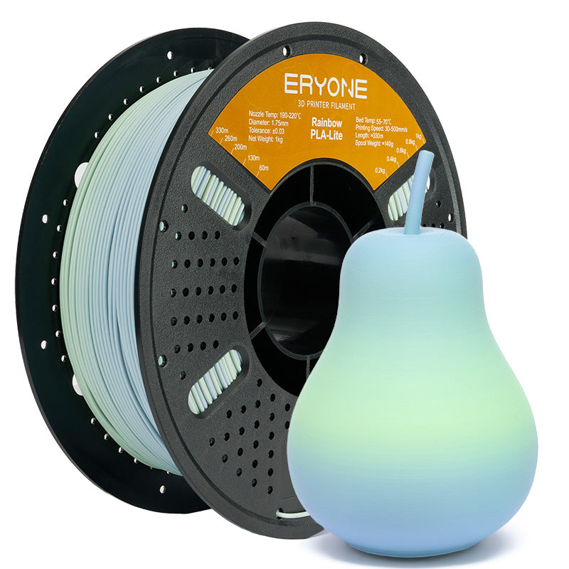 Eryone Rainbow PLA-Lite 3D Printer Filament - 1.75mm (1kg)